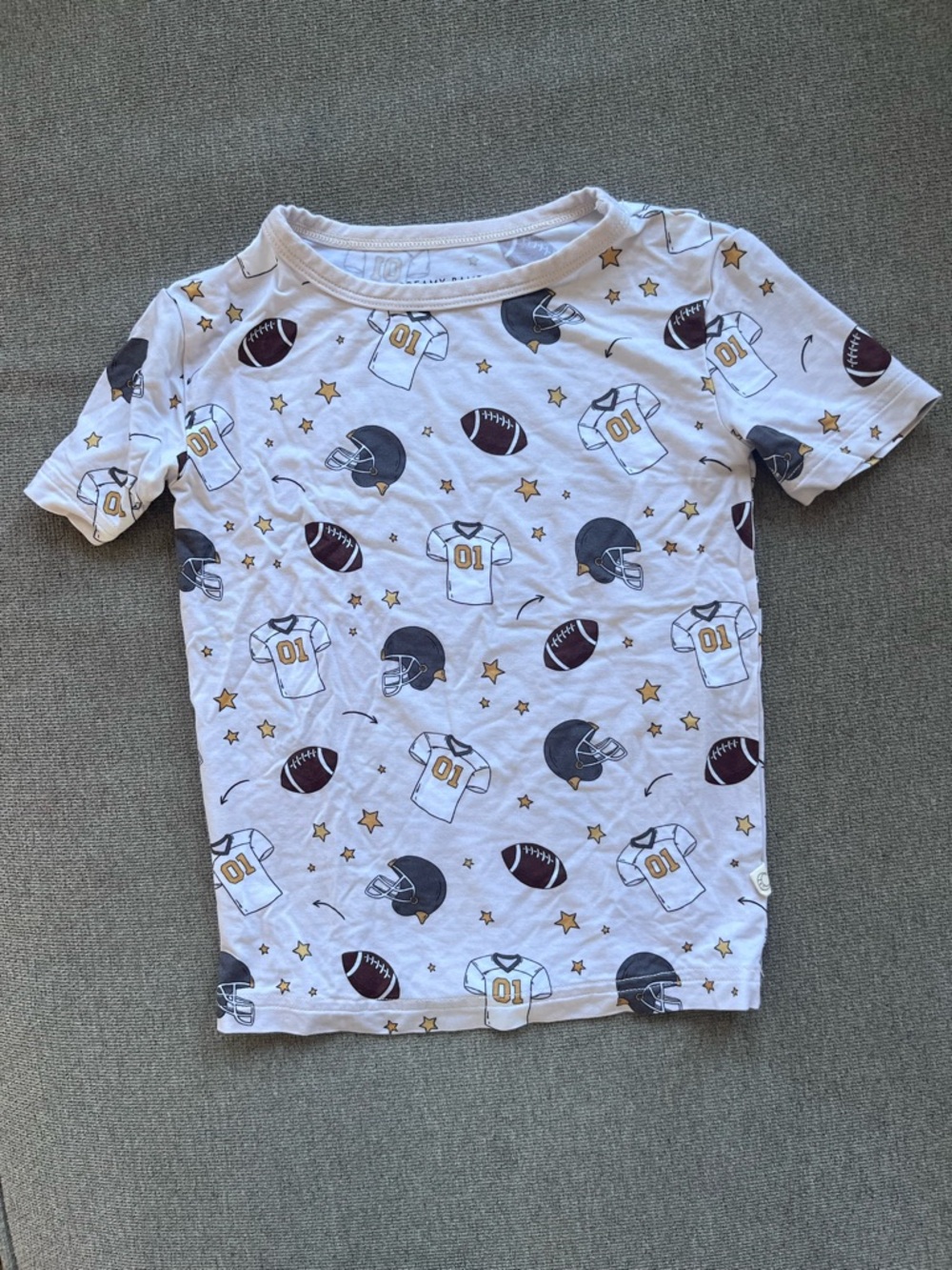 NWOT bamboo viscose PJ shirt 3T